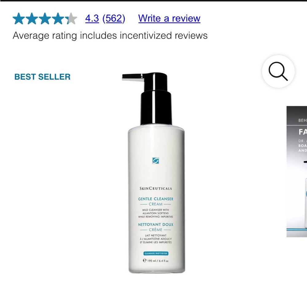 SkinCeuticals Gentle Cleanser with Black Cap